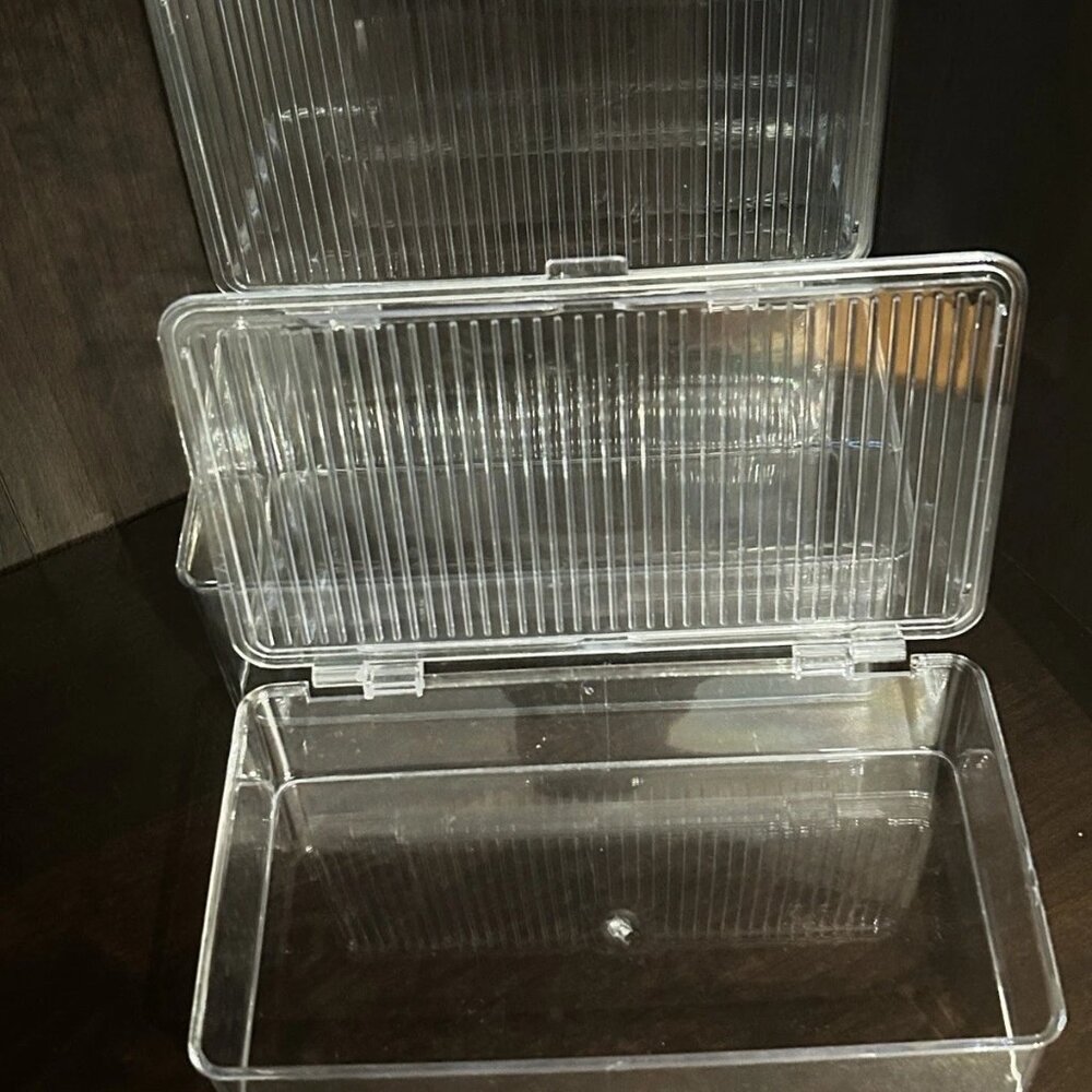 iDesign Hinged-Lid Stackable Boxes (Small and Large) - Picture 6 of 7